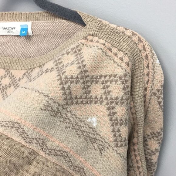 Anthro | Sparrow Far Flung Fair Isle  Sweater | M - Picture 3 of 7
